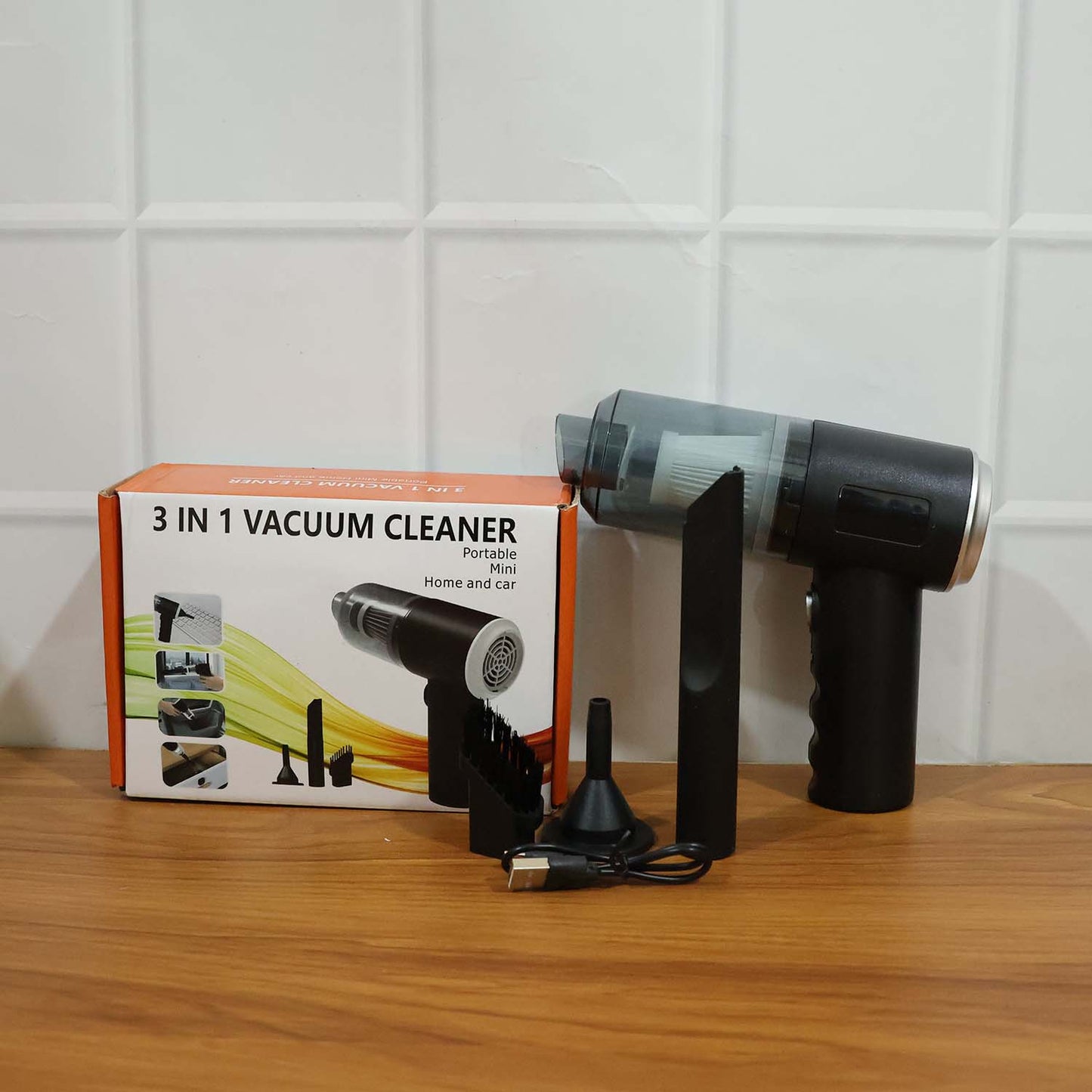 Mini Car Vacuum β Wireless, Portable & 3-in-1 Cleaner | Storenzo
