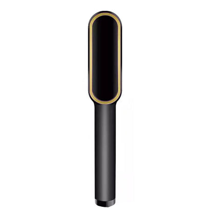 Stylish hair straightener with an ergonomic handle for effortless use.
