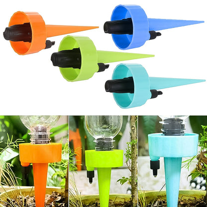 Self-Watering Spikes set of 4 for indoor plants.