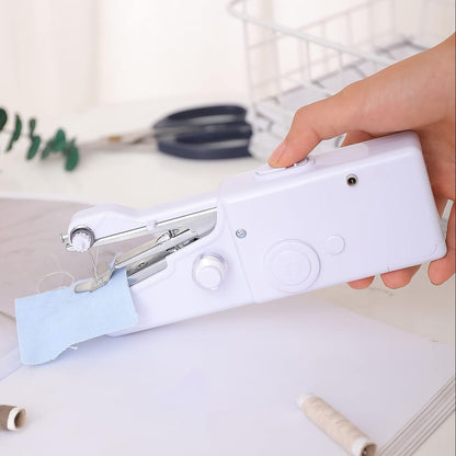 Packaging box for the portable mini electric sewing machine.
