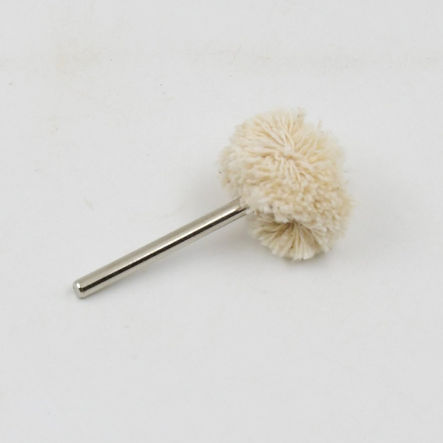 Three durable cotton buffing wheels, perfect rotary tool accessories for detailed work.