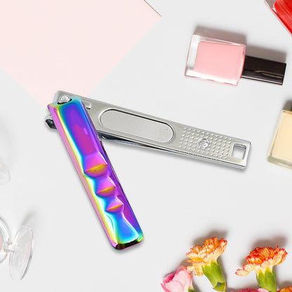 Compact and portable folding nail clippers, ready for grooming on the go.