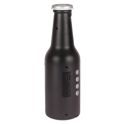 Audila Bottle Bluetooth Speaker on a vibrant background, ready for use.