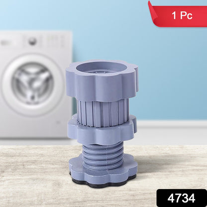 Washing machine resting securely on Garth anti-vibration pads, reducing noise.