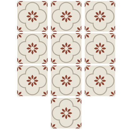 Waterproof peel and stick tile stickers transforming a modern kitchen backsplash.