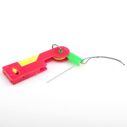 Bright multicolor body of the automatic needle threading device.
