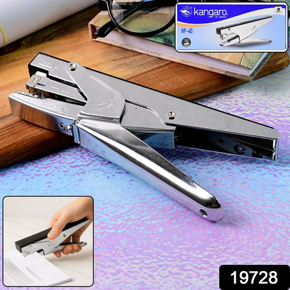 Kangaro HP-45 heavy duty plier stapler set showing metal construction