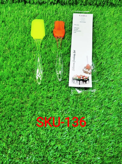 Silicone Spatula Pastry Brush Set – Non-Stick Baking Tools | Bake & Dwell