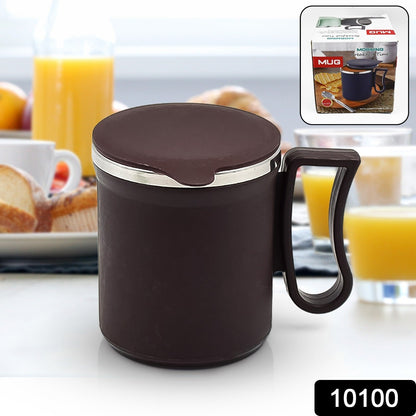 Close-up of the double-walled Stainless Steel Coffee Mug highlighting its sleek design.