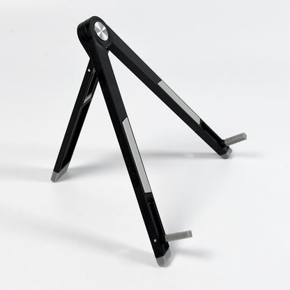 Top-down view of the slim tablet stand, showcasing its minimalist aesthetic.