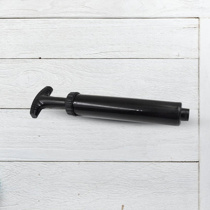 Close-up of the ball pump with both plastic and metal pins.