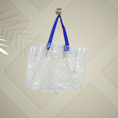 Lightweight transparent bag, easy to carry for various uses.