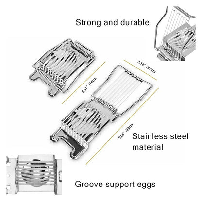 Egg slicer size guide