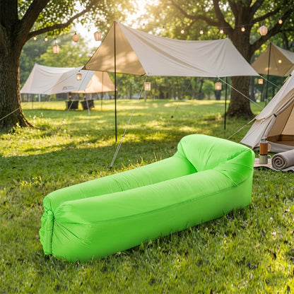 Foldable inflatable wind sofa for beach and outdoor relaxation