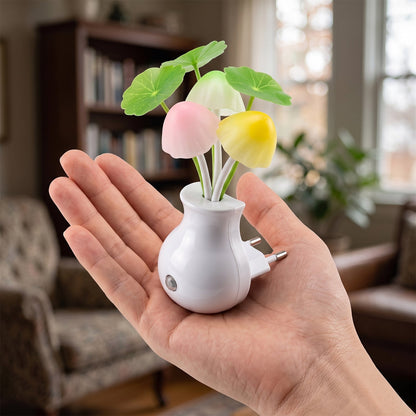 Mushroom Night Light – Auto Sensor Multicolor LED Lamp | Indo Glow