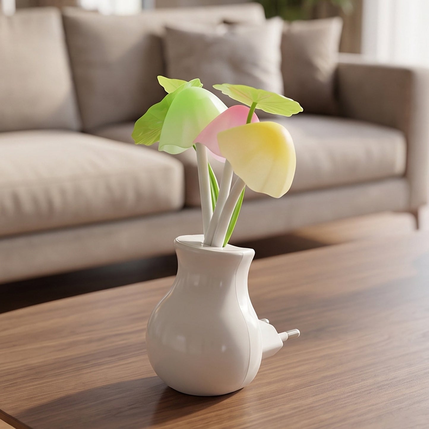 Mushroom Night Light – Auto Sensor Multicolor LED Lamp | Indo Glow