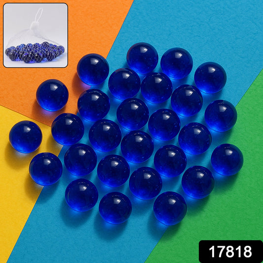 Close-up of Styleva's multi-color decorative pebbles made from glass and plastic.