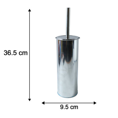 Long handle toilet scrub brush with durable fiber bristles for effective cleaning