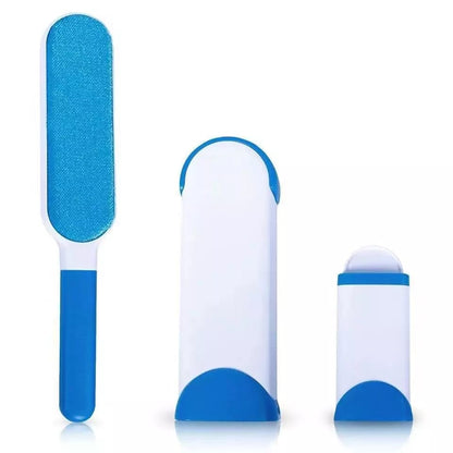 Reusable pet fur remover, highlighting its two effective lint-grabbing surfaces.