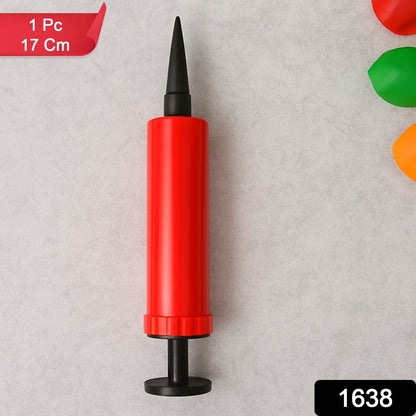 Manual balloon air pump inflating party balloons efficiently