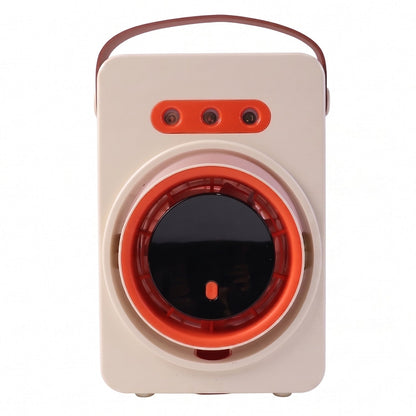 Compact air cooling fan suitable for portable use