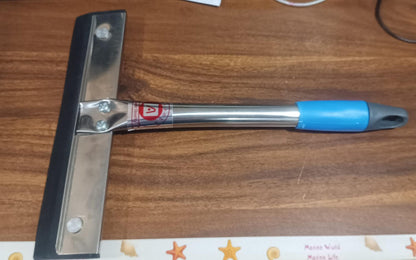 Durable stainless steel kitchen wiper meant for wet and dry spills