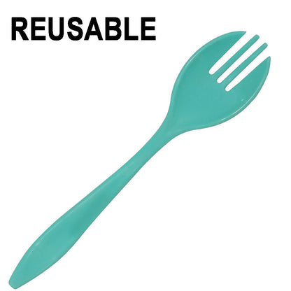Single BPA-free plastic fork, ideal for daily use.